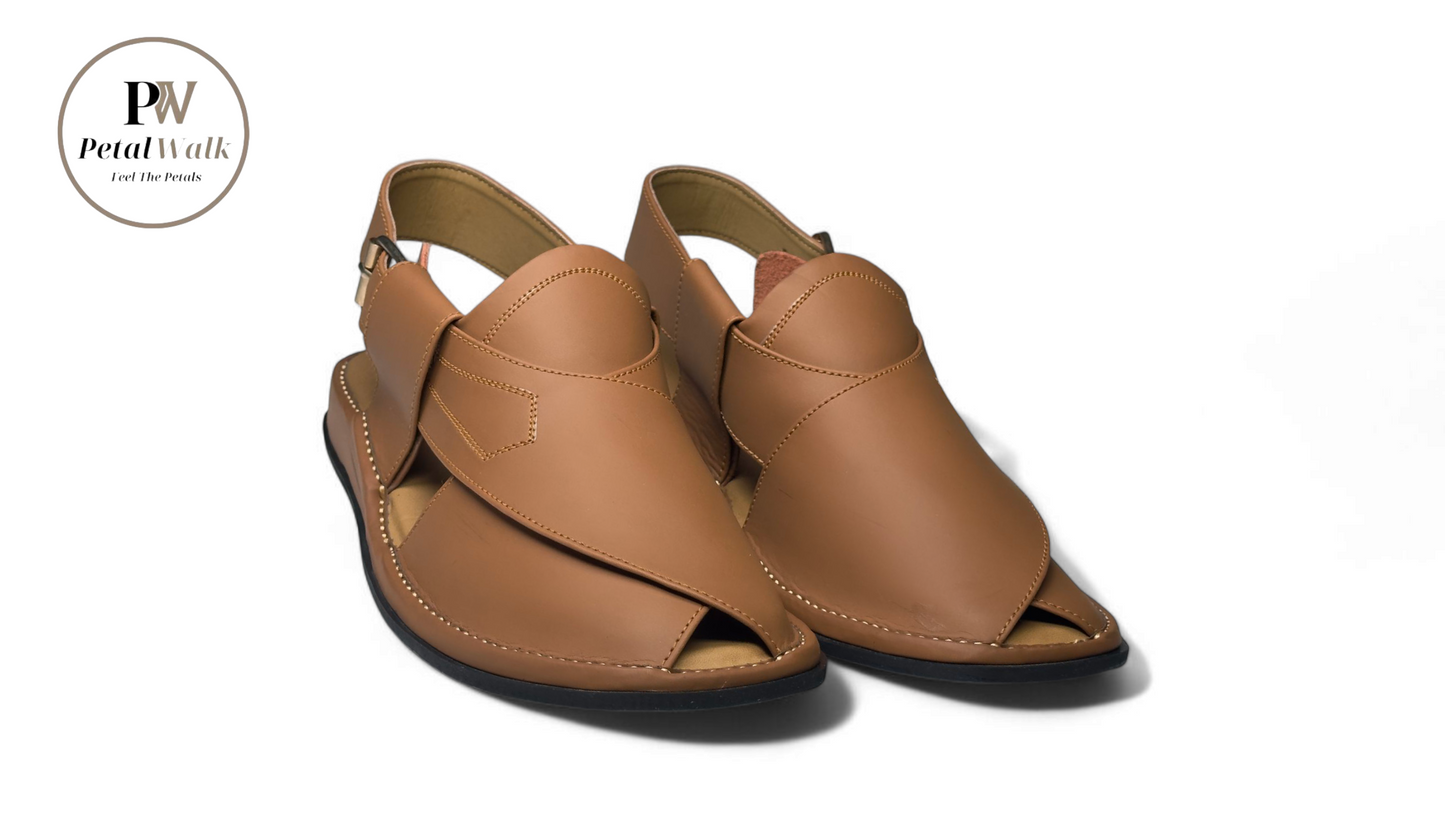 Light Mustard Gogo Elite Charsadda Chappal