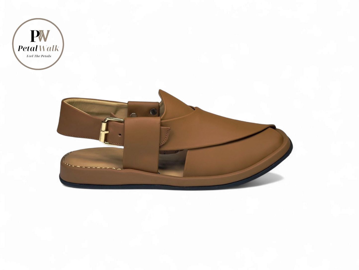 Light Mustard Ring Sole Handmade Chappal