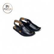 PetalWalk Black Smart Zalmi Chappal