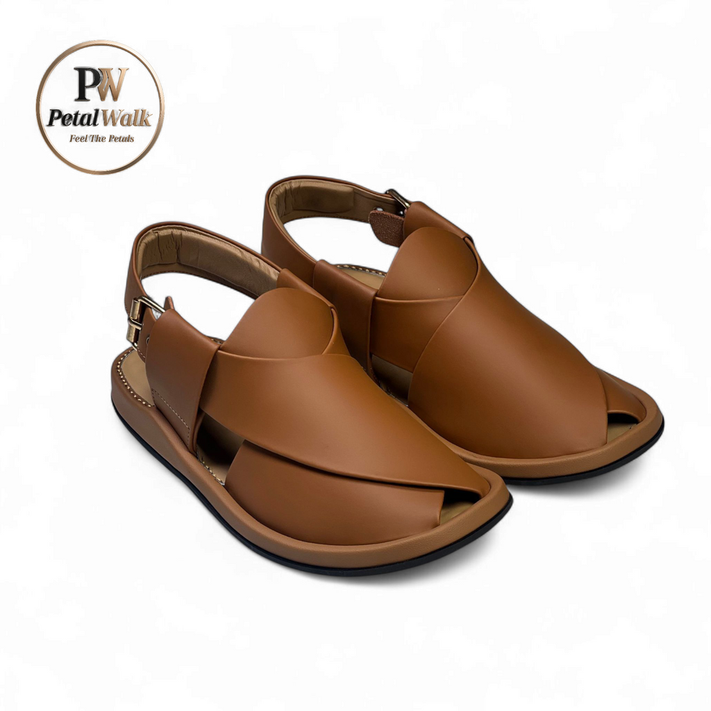 Light Mustard Ring Sole Handmade Chappal