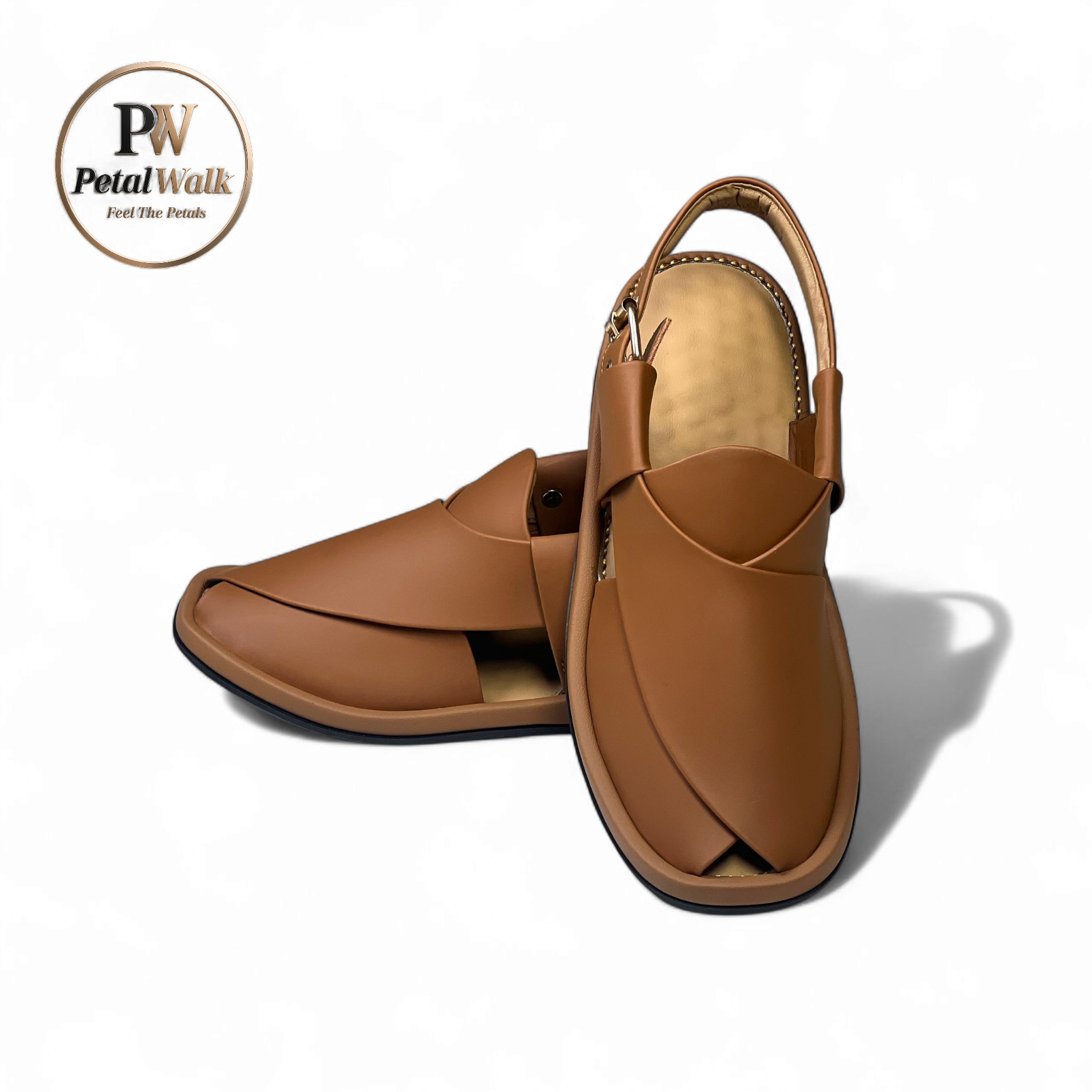 Light Mustard Ring Sole Handmade Chappal