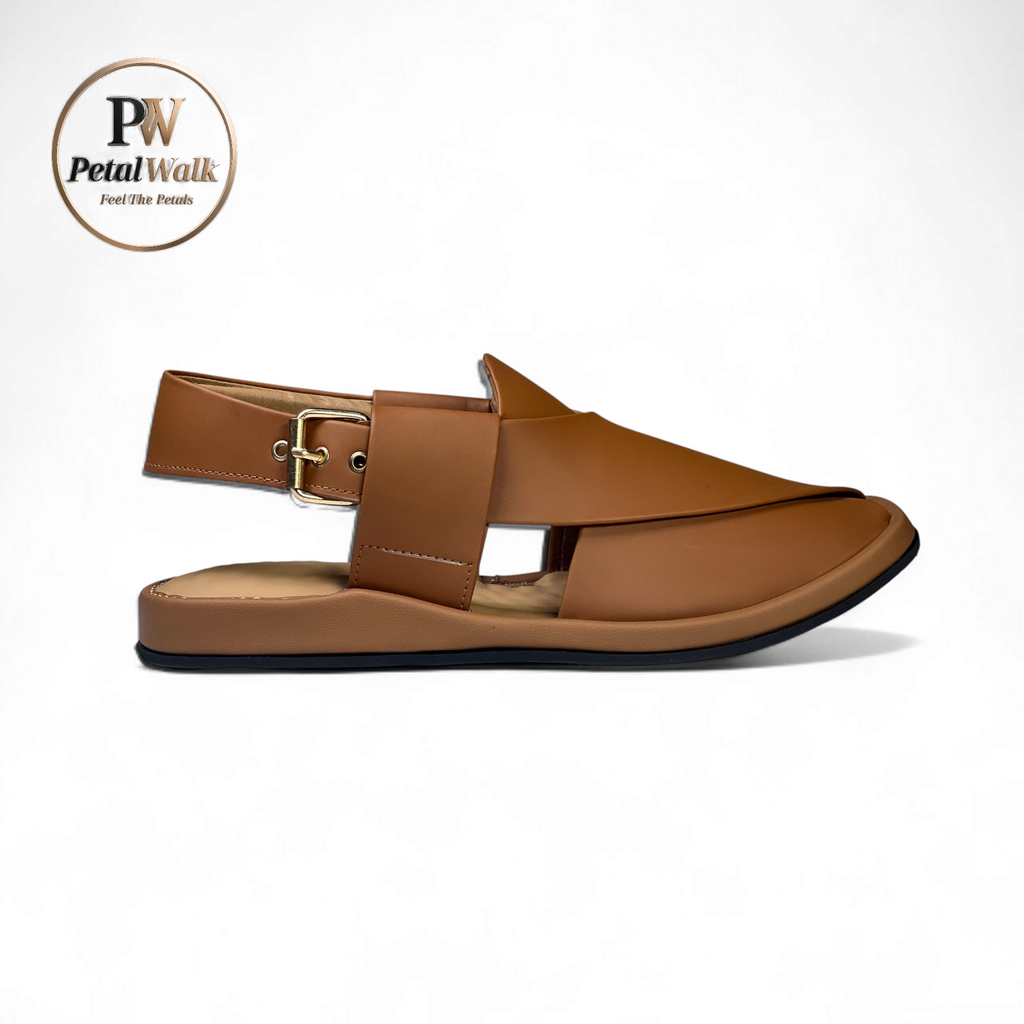 Light Mustard Ring Sole Handmade Chappal