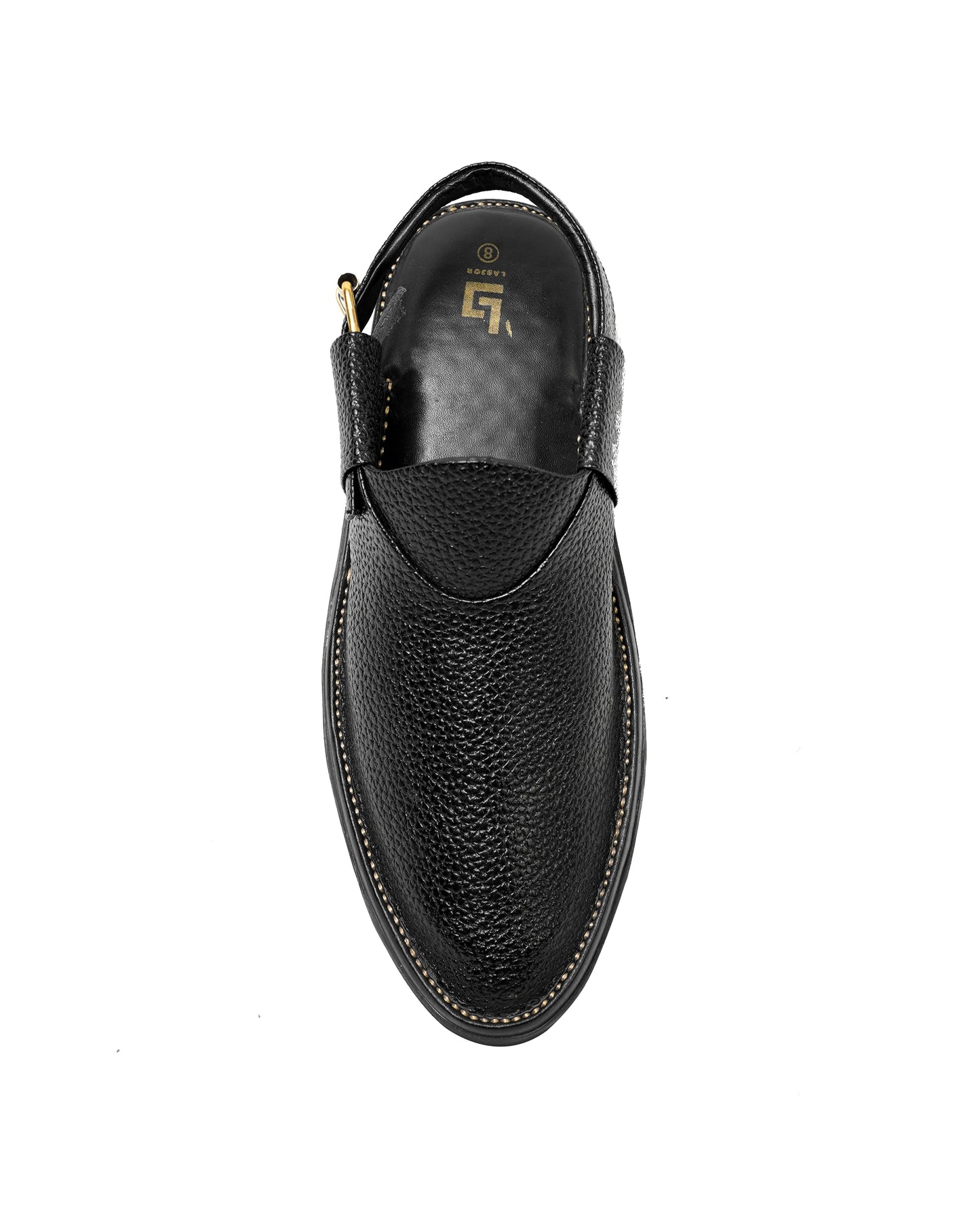 Double Sole Black Doted Jeans Handmade