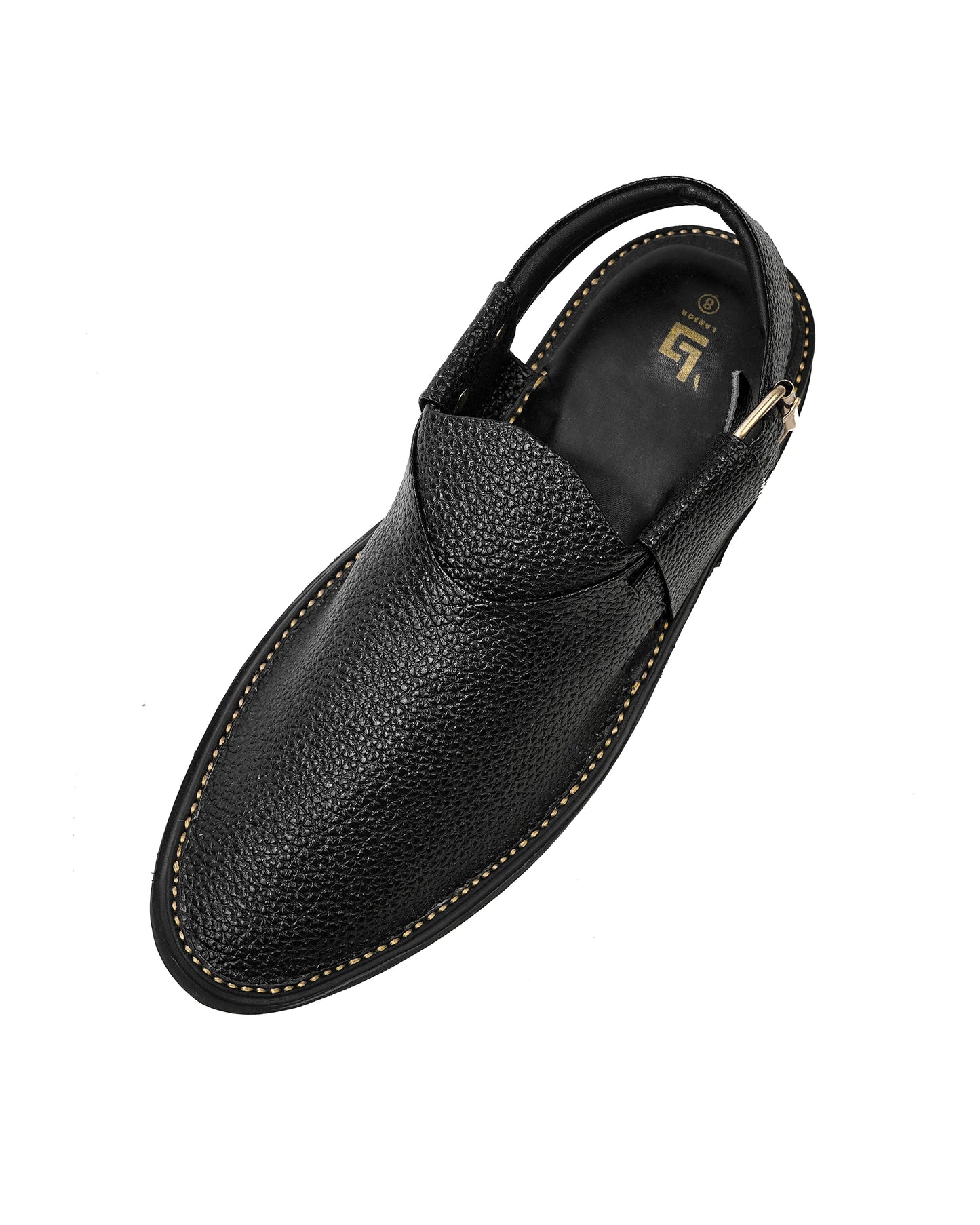 Double Sole Black Doted Jeans Handmade