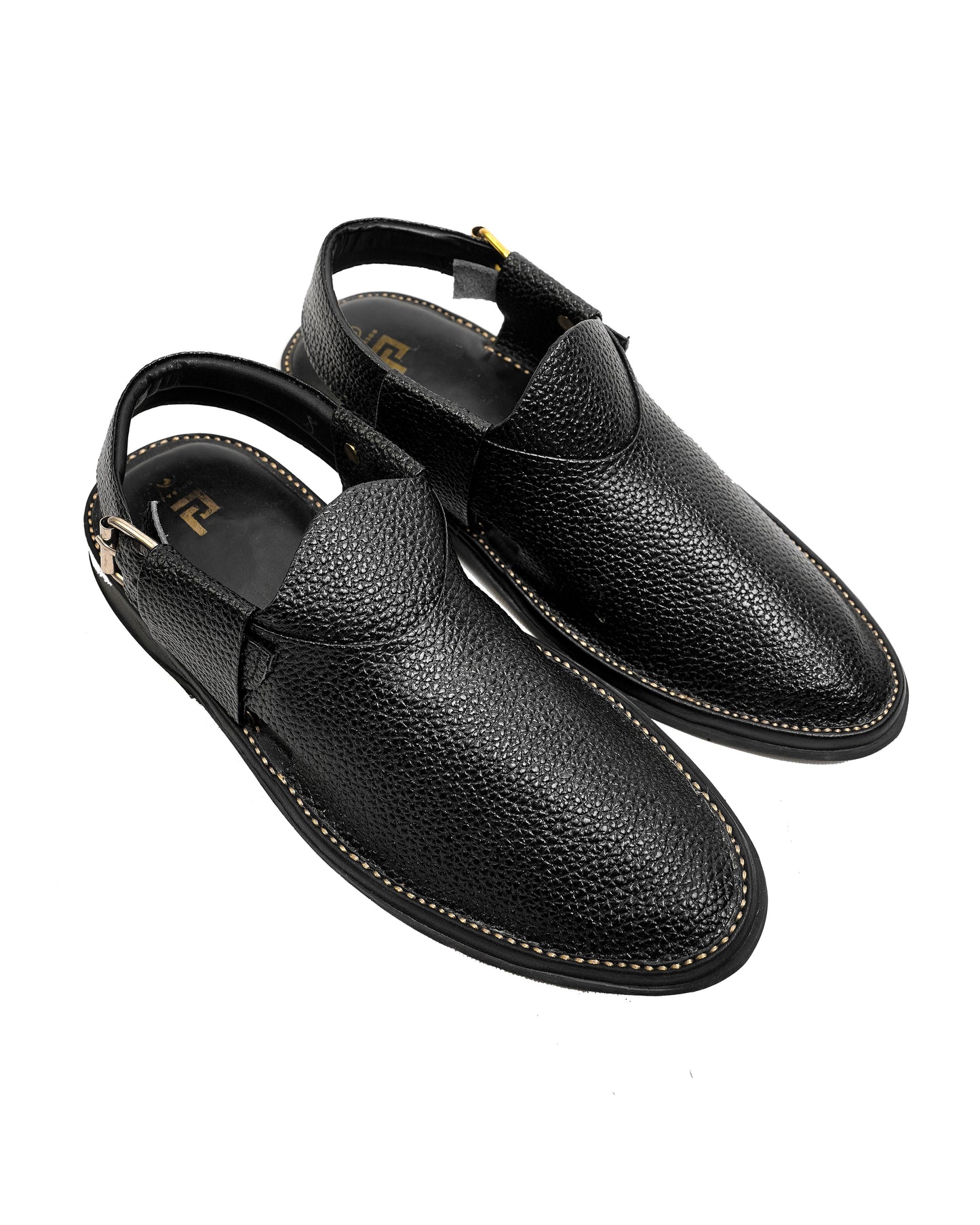 Double Sole Black Doted Jeans Handmade
